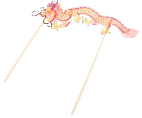 FUNNETOYU Traditionelle Chinesische Schattenpuppen Jahr des Drachen DIY Bastelset Leichte Handgefertigte Marionette Dekoratives Sammlerstück für Familienzeit