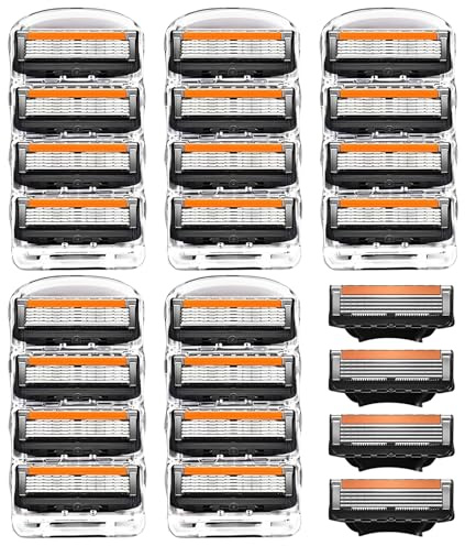 ProGlide Nassrasierer Herren Rasierklingen, 24er Ersatzklingen für Nassrasierer,Fusion 5 klingen vorteilspacks,Pro glide rasierklingen,Fusion 5 proglide
