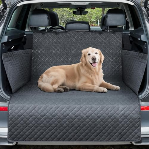 COSJD Hundedecke Auto Kofferraum Schutzmatte für VW Caddy 5/V 2020-2024 2025, Wasserabweisend & Kratzfest Pflegeleichte Robuste Hundedecke vor Kratzern, Haaren, Schmutz