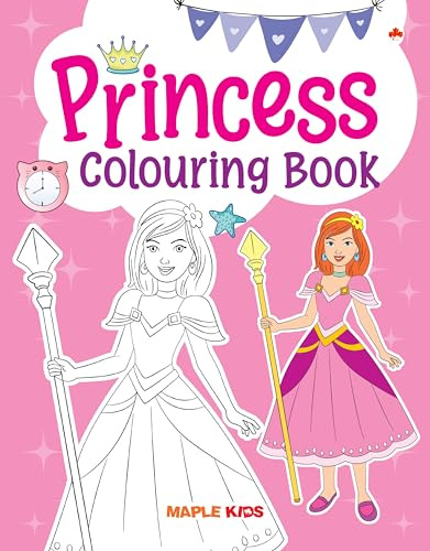 Princesses Colouring Book for Kids - Colouring Activity Book - Gift to children for painting, drawing and colouring - Age 2+ - Activity Colouring Book for Children