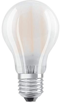 OSRAM Filament LED Lampe mit E27 Sockel, Warmweiss (2700K), klassiche Birnenform, 2.5W, Ersatz für 25W-Glühbirne, matt, LED Retrofit CLASSIC A, Warmweiß