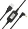 USB 5V zu DC 12V Stromkabel, Kompatibel mit Spot und neuer Echo (3. Gen.), USB Spannung Up Converter Kabel, Netzteil Kabel, DC 5V zu DC 12V Kabel (schwarz)