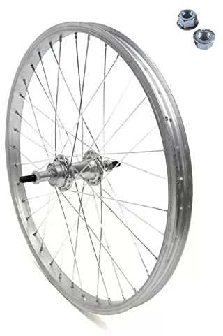 Felge hinten MTB Fahrrad 26 x 1,75 6/7 V. Aluminium, Nabe aus Stahl, Befestigungsmuttern im Lieferumfang enthalten, Fahrradteile