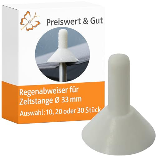 Preiswert & Gut Regenschutzkappen Zeltstange Regenhütchen Regenkappe Regenabweiser Hütchen