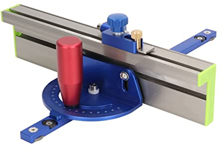Système de jauge à onglets pour scie à table , précis à long terme utilisant une jauge à onglets fiable en alliage d'aluminium pour le travail du bois