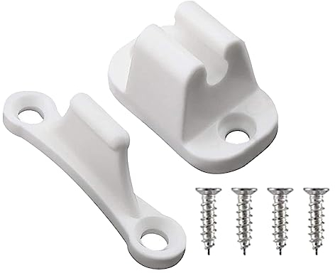 ALI2 retenedor Puerta Caravana con Tornillos,Tope Puerta Caravana;Accesorios para autocaravanas,Cierre Puertas Caravana,Soporte Puerta Caravana,Tope de retención Puerta Caravana