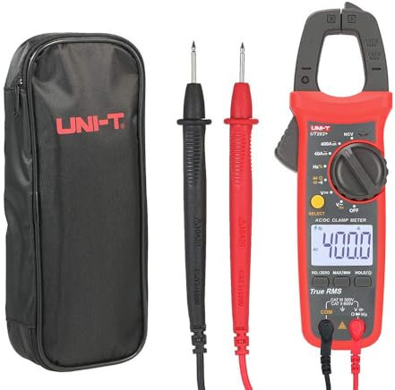 UNI-T UT201+/UT202+/UT203+/UT204+/UT202A+ AC/DC 600A/600V Digital Ammeter Clamp Meter DC AC For Measuring Ammeter Voltmeter Ohm Tester(UT203+)