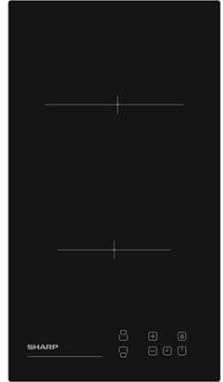 SHARP Domino vitroceramique KH3V19NT0K, 3000 Watts, Minuteur,