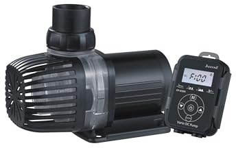 Jebao Jecob EP6500 DC Aquarium Return Pump with LCD Controller, 1717GPH /6500LPH, 14.7 feet max Lift, Speed Adjustable, Aquariums, Ponds, Fountains, Sump, Hydroponics, Ultra Quiet, Energy Saving.