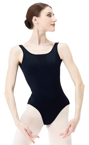 s.lemon Tanztrikot, Damen Ärmellos Rückenfrei Tank Trikot fur Ballett
