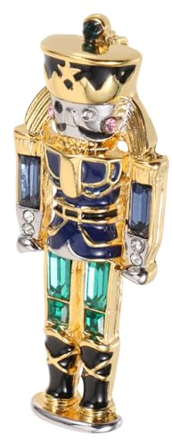 JEWEDECO Schiaccianoci Spilla Spilla Decorativa Pin Carino Schiaccianoci Soldato a Pin Del Risvolto i Soldato a Perno Dei Vestiti Carino a i