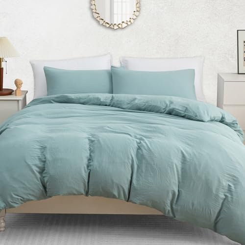 Pamposh King Size Duvet Cover Sets - Pre-Washed Microfibre Bedding Set for Added Softness & Comfort - Lightweight Premium Quilt Cover Set for All Seasons With Zipper Closure