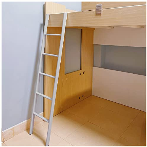 Échelle de lit de couchette supérieure de camping-car Échelle de lit superposé en fer avec crochets, échelle de vide sanitaire Échelle de lit mezzanine pour dortoir, 59 61 63 65 67 68,8 70,8