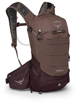 Osprey Raven 10L Damen Mountainbike-Rucksack mit Hydraulik-Reservoir, Magma-Braun, Einheitsgröße, 95 l