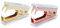 COMNESTBI 2Pcs Transparent Stapler Binding Tools Stapling Tool for School and Office Supplies Random Color for Document Organization and Binding