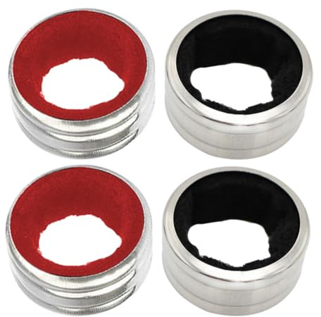 SMASOLO 4pièces Collier De Bouteille De Vin Acier Inoxydable Anneau Anti-Goutte Accessoire pour Vin Prévention des Taches pour Et Pique-