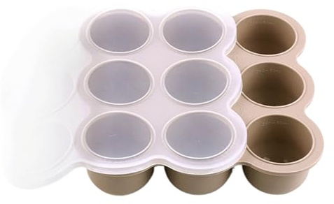 Dewireaey De Congélation Pour Aliments Bébé - Plateaux Congélateur À 9 Compartiments Pour Stockage Aliments Bébé,Conteneurs Pour Stockage Glace Fruit Soupe Lait Maternel
