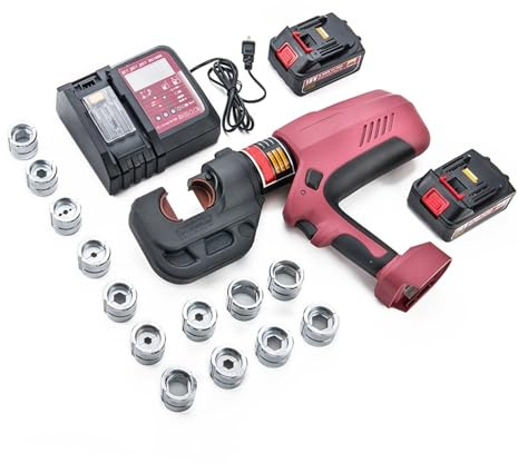Pinza A Crimpare Idraulica For Pressa For Cavi For Con Elettrica Portatile Alimentata A Batteria Prestazioni Potenti