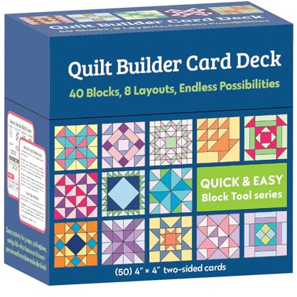 Quilt Builder Card Deck: 40 Blocks, 8 Layouts, Endless Possibilities (1)