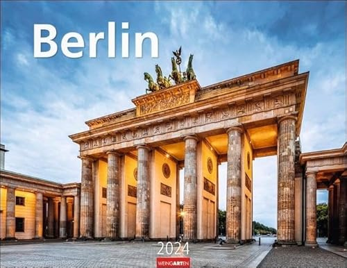 Berlin Kalender 2024. Die Hauptstadt eingefangen in einem großen Fotokalender von namhaften Fotografen. Wandkalender 2024. 44x34 cm Querformat