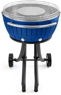 LotusGrill XXL (G600) trädgårdsgrill 21,8 kg, djupblå med USB-anslutning