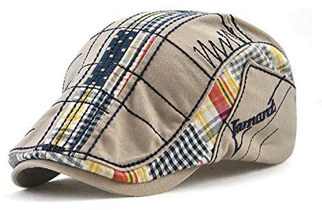 MOACC M Boina Hombre AlgodóN Gorras Inglesas Hombre Ajustables Boinas Hombre de Moda Vintage Newsboy Cap