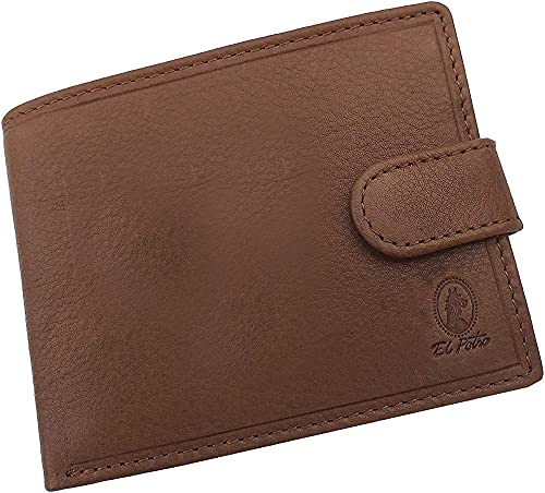 EL POTRO Cartera Billetero Monedero Caballero Piel Color Cuero, Ubrique