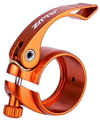 Harilla Fahrradsattelklemme Schnellspanner Fahrradsattelklemme Aluminiumlegierung Fahrrad Casual Sattelklemme (40,8 MM)