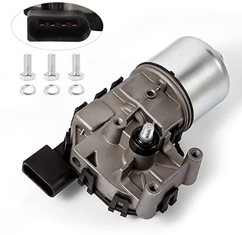 E-Vniko Windshield Wiper Motor Compatible with Volkswagen Jetta 2011 to 2018 Replace Front Wiper Motor 6R1955119A 5C6-955-113A 5C6-955-121A 5C7-955-113A 5C7-955-113D