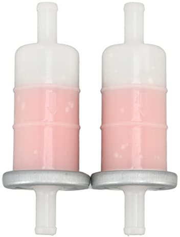 Uadme 2 Pezzi Filtro Carburante Universale, 9,5mm 10mm Filtro Benzina 3/8 Pollice Elemento Lavabile Carburante Moto Filtro Liquido Gasolio per CBR600 VT600 NT650 VFR700 ST1100 VT1100 GL1200 GL1500