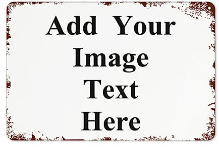 Panneau de signalisation extérieur en métal, panneau d'entrée en aluminium personnalisé, panneau de jardin, panneau de bienvenue, panneau d'avertissement, panneau de stationnement, panneau décoratif