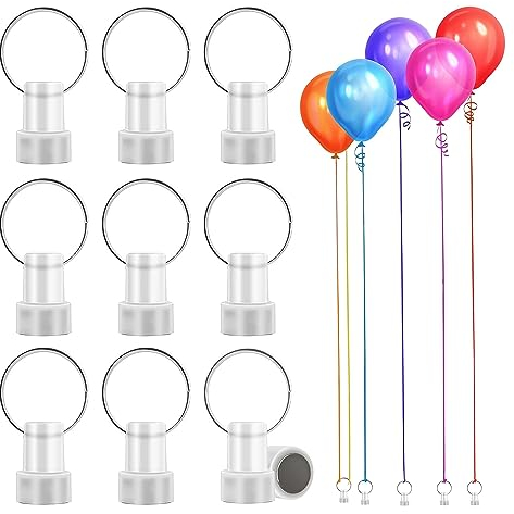 10 Pezzi Pesi per Palloncini ad Elio, in Plastica per Matrimoni, Compleanni, Feste, Decorazioni