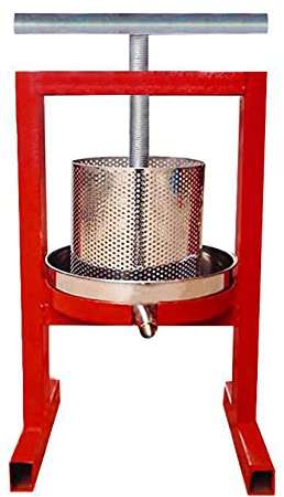 sjdoPulse Edelstahl-Ölpresse, Manuelle Haushaltsölpresse, Wein, Vinasse, Trauben, Honig, Obstpresse, Schmalzrückstandskuchenpresse, Handwerkzeug, Honigwalzwerk, Wachsmaschine Für Bienen