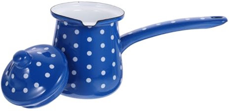 PRETYZOOM Enamel Pot Coffee Pot Milk Jug Retro Design for Kitchen Use Lightweight and Material for Turkish Coffee Brewing
