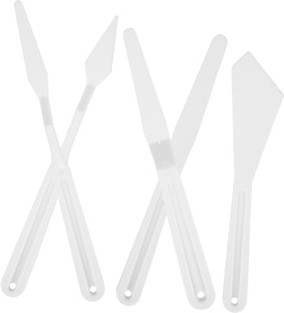 Painting Scraper Plastic 5 Piece Set for Painters and Beginners