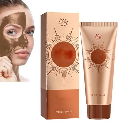 Aufhellende und Fleckenentfernende Gesichtsmaske,Kräuterflecken Peel-Off Gesichtsmasken,Fleckenentferner Gesichtsmaske für Hautpflege Anti-Falten-Peel-Off-Gesichtsmaske,für alle Hauttypen (1PCS)