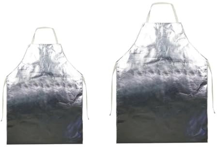GXMDSGZ Grembiule Saldatore Grembiule Resistente al Calore, Abbigliamento Protettivo da Officina, antiscottatura, Resistente alle Fiamme, for Produzione, Cottura, Saldatura, grigliate, Barbecue(L)