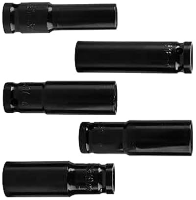 Set of 5 wheel braces, long nut set, 17 nut, double head, impact wrench, nut tool, the universal model is for most screw nuts as Ford wheel nuts nut 19 5