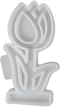 LfrXtra Moule Silicone pour Fabriquer des Décorations Florales Uniques Fleurs Pots Fleurs Sculpture Base Bougie Fabrication Moule À Moulage