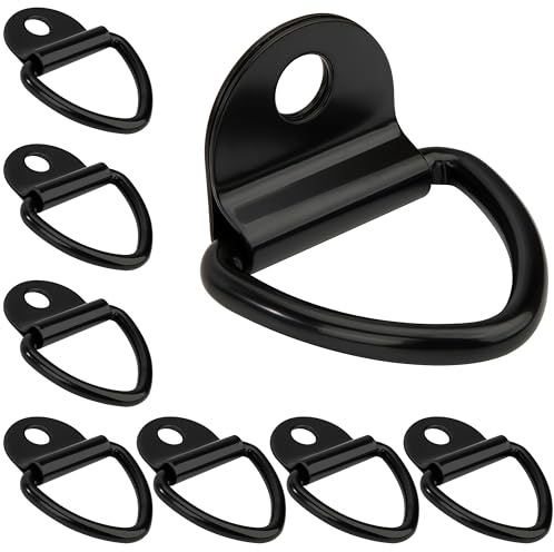 Anillos de Amarre a Forma di V, 6 Piezas Anclajes de Amarre de Acero Inoxidable, Carga de 400 KG, Gancho de Anillo de Montaje del Sujeción para Remolques, Automóviles, Barcos, Kayaks
