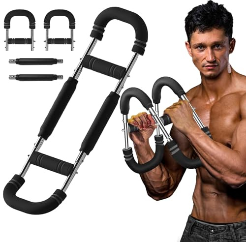 Twister Armtrainer,Verstellbares Unterarmtrainer mit 3 Stufen, Brusttrainingsgerät, Trizeps-Krafttraining, Heim-Fitness-Workout-Werkzeug für Männer und Frauen（30-35- 40kg