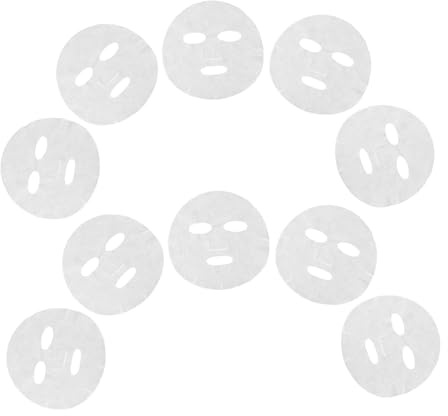 Beaupretty 10 Pièces Masques Tissu Prédécoupés pour Soins du Visage Masques de Maquillage et Beauté pour Femmes et Filles pour Visage