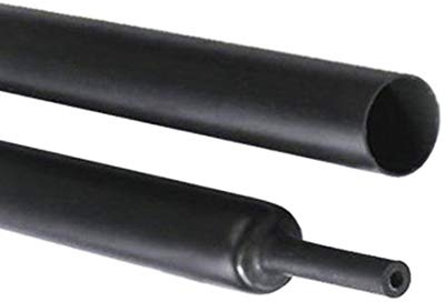 Lafeier Guaina termorestringente nera per cavi elettrici per auto, 20 mm, 1 m