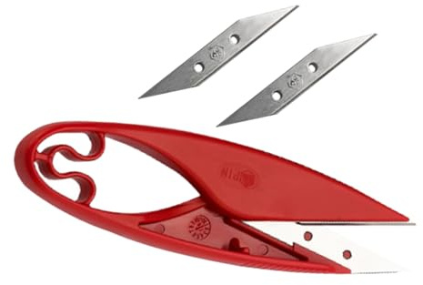 WRITWAA Tijeras de Sastre de Acero Inoxidable Doble Filo para Cortar Hilo y Tela Tijeras de Crochet Precisas para Manualidades y Costura Accesorio Esencial para DIY y Confección