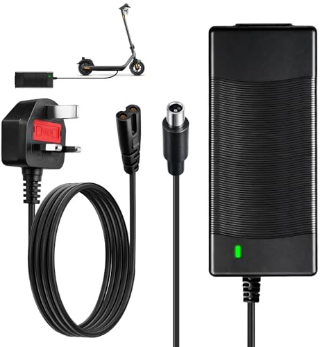 42V 2A Electric Scooter Charger Hoverboard Battery Power Adapter Fast Charging E Scooter Charger with 1 Pin 8mm DC Connector Compatible with Xiaomi M365 Pro 2 Mi 3 1S Segway Ninebot ES1 ES2 ES4 G30