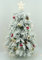 Christmas Concepts® 3ft (90cm) Pre Lit Snow Frosted Fibre Optic Pine Christmas Tree With Cones, Red Berries And LED Lights