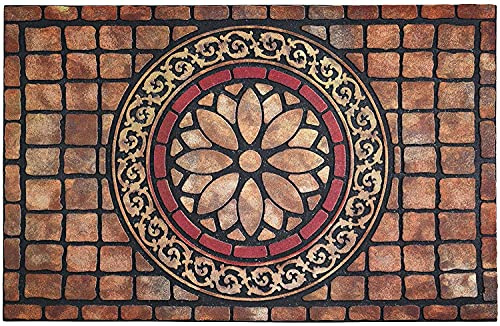 CHICHIC 60 x 90 cm Large Front Door Mat Outside Inside, Entry Way Door Mat Outdoor Heavy Duty Welcome Mat, Non Slip Rubber Back Low Profile for Garage, Patio, High Traffic Area, Large