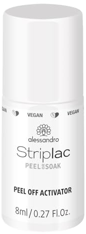 alessandro Striplac Peel or Soak -VEGAN- Peel-Off Aktivator - Ablösen von Striplac – Für perfekte Nägel in 15 Minuten, 8ml