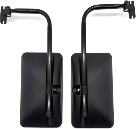 2x Außenspiegel 305x170 ø14-18 Traktor LKW Bagger mit Spiegelhalter Spiegelarm