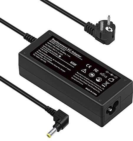 shefor Chargeur d'ordinateur portable pour Medion【5,5*2,5mm】Alimentation 65W pour Medion Akoya E6416 FSP065-RHC FSP065-ASC E6214 E7226 E7220 E6240T S15447 E6222 E7214 E6234 E6239 Packard Bell P5WS0
